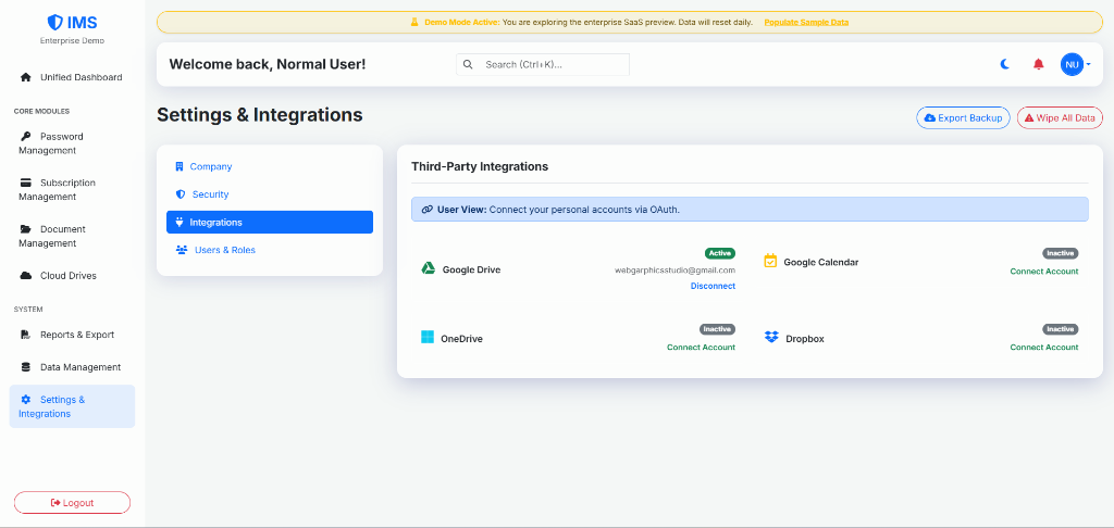 Integrations