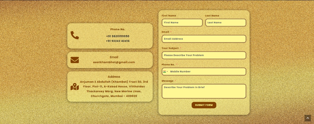 Contact Us Form
